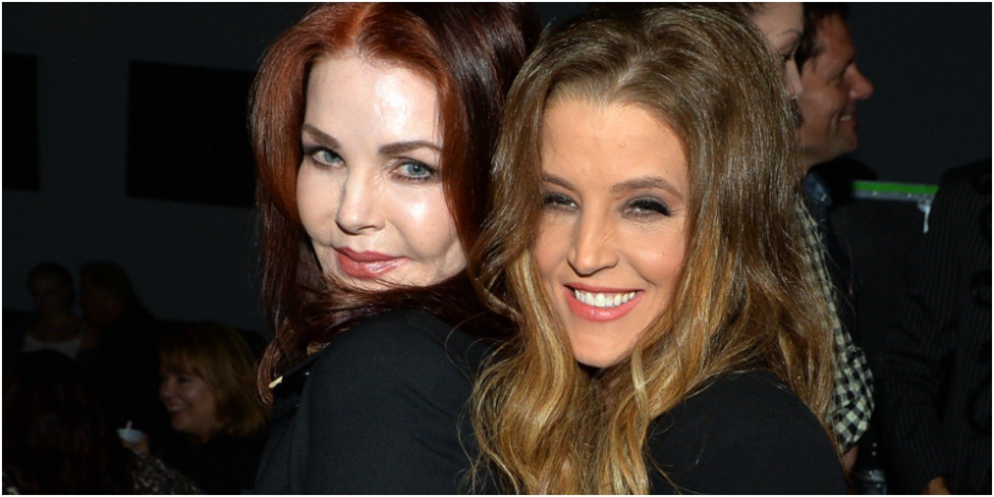 Priscilla and Lisa Marie Presley