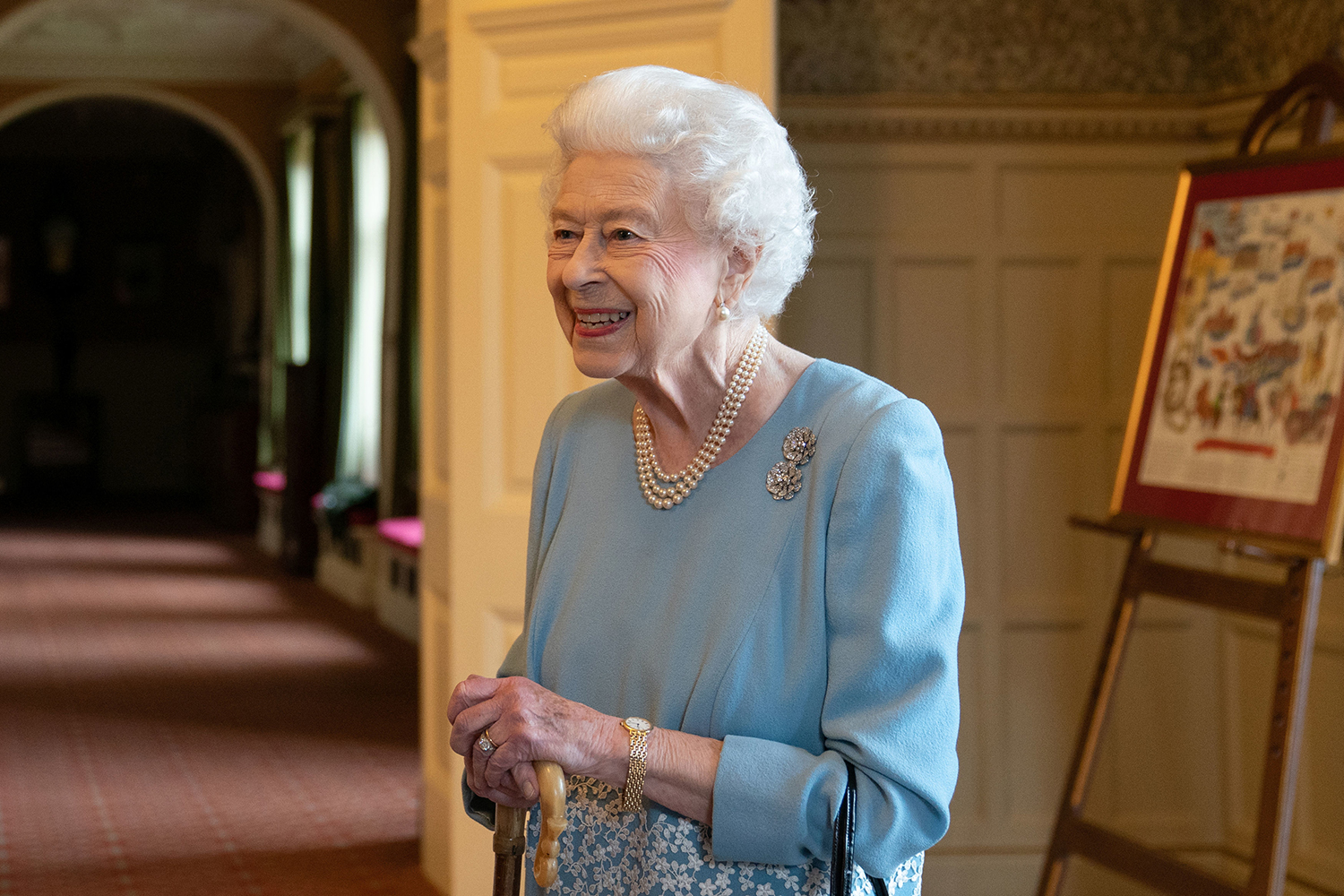 Queen Elizabeth II celebrates the start of the Platinum Jubilee, just weeks before testing positive for COVID-19