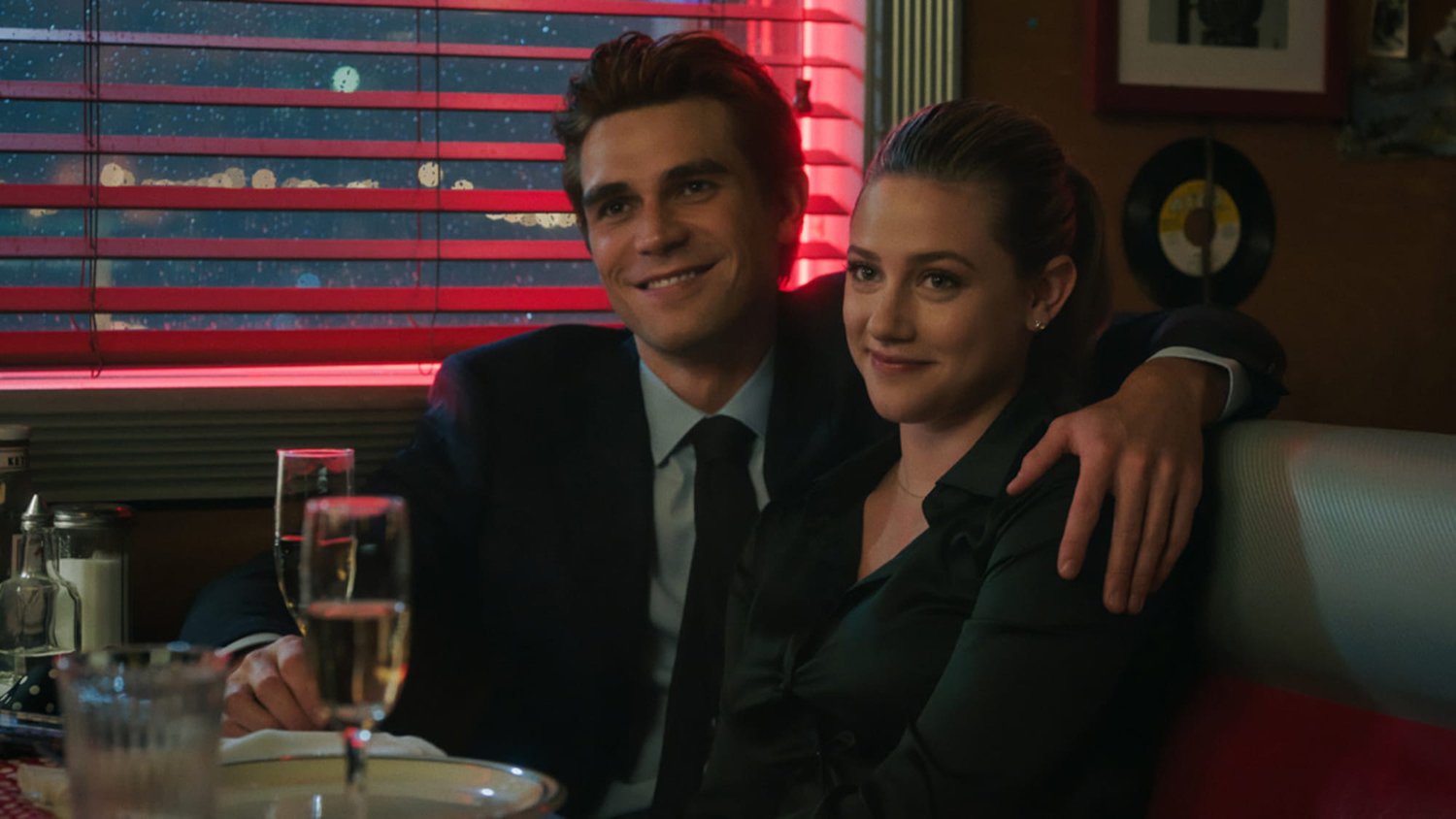KJ Apa as Archie Andrews as Lili Reinhart as Betty Cooper in Riverdale Season 6