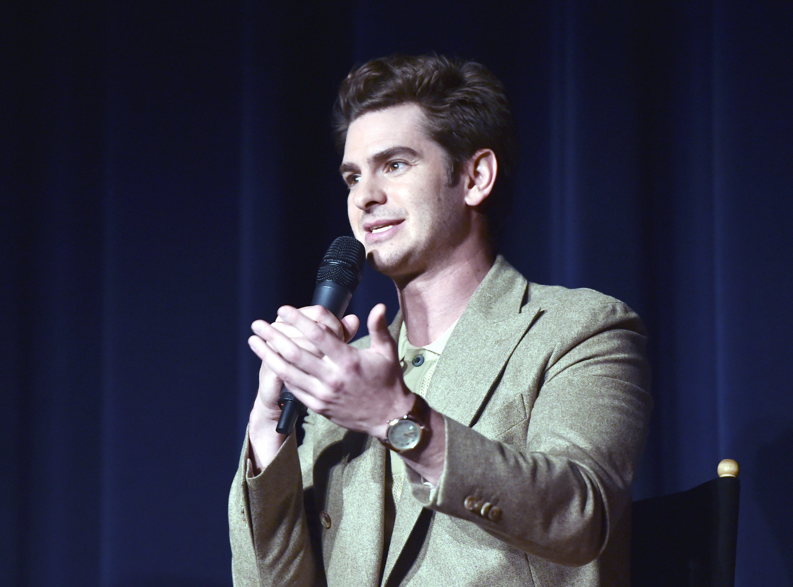 Andrew Garfield attends a special screening of 'Tick, Tick...Boom'