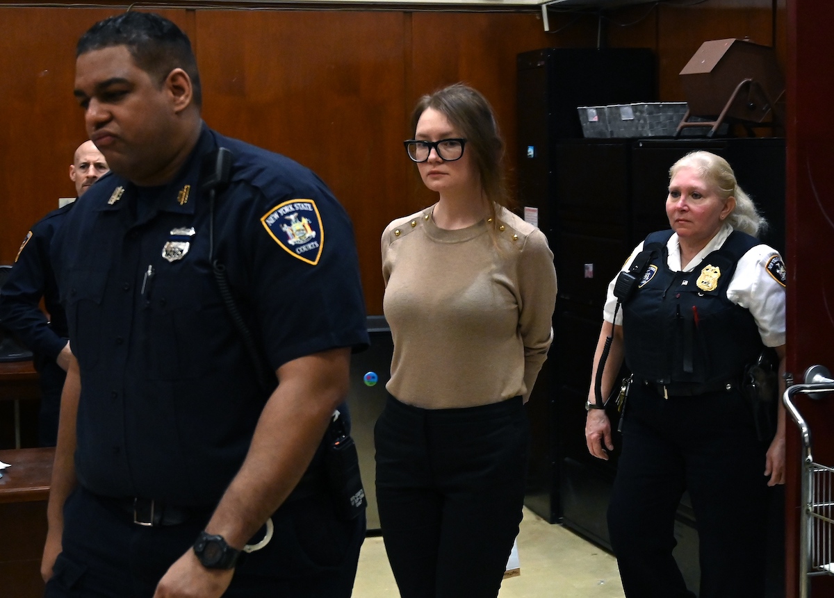Anna Sorokin, better known as Anna Delvey, is seen in the courtroom during her trial at New York State Supreme Court in 2019