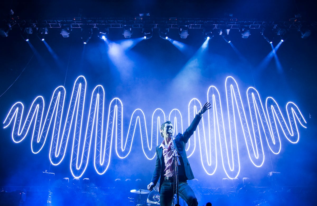 Arctic Monkeys on stage in Rio de Janeiro, Brazil