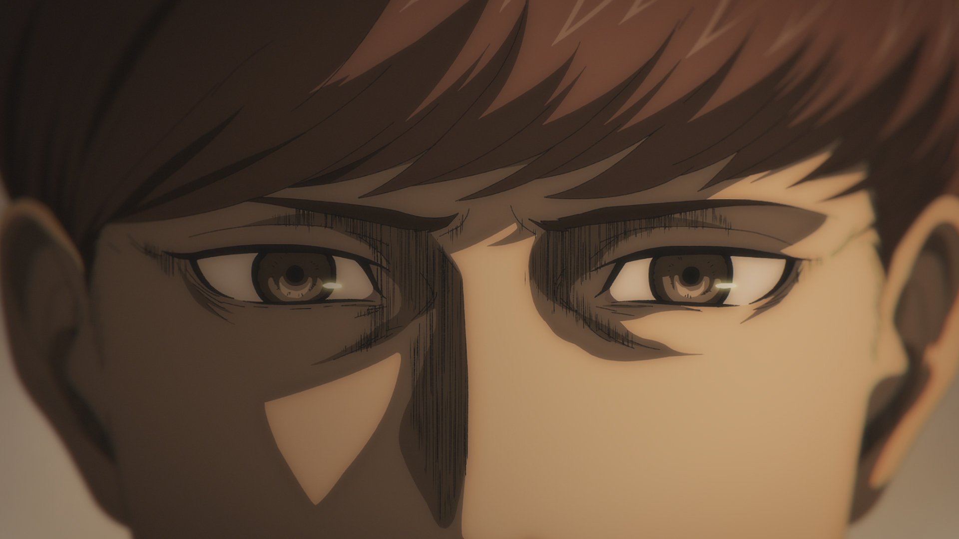 A close-up of Floch Forster in 'Attack on Titan' Season 4 Part 1.