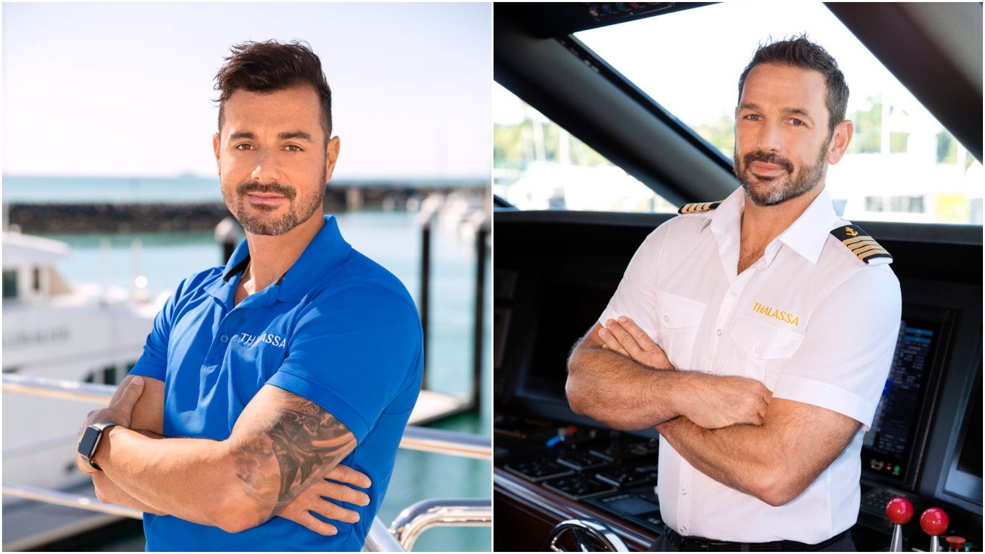 Jamie Sayed and Captain Jason Chambers from 'Below Deck Down Under' cast photos 