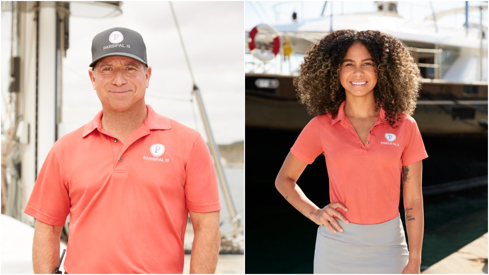 Captain Glenn Shephard and Gabriela Barragan from 'Below Deck Sailing Yacht' Season 3 cast photo 