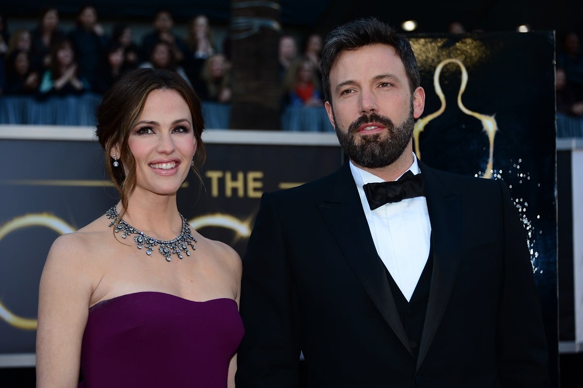 Ben Affleck smiling alongside Jennifer Garner.