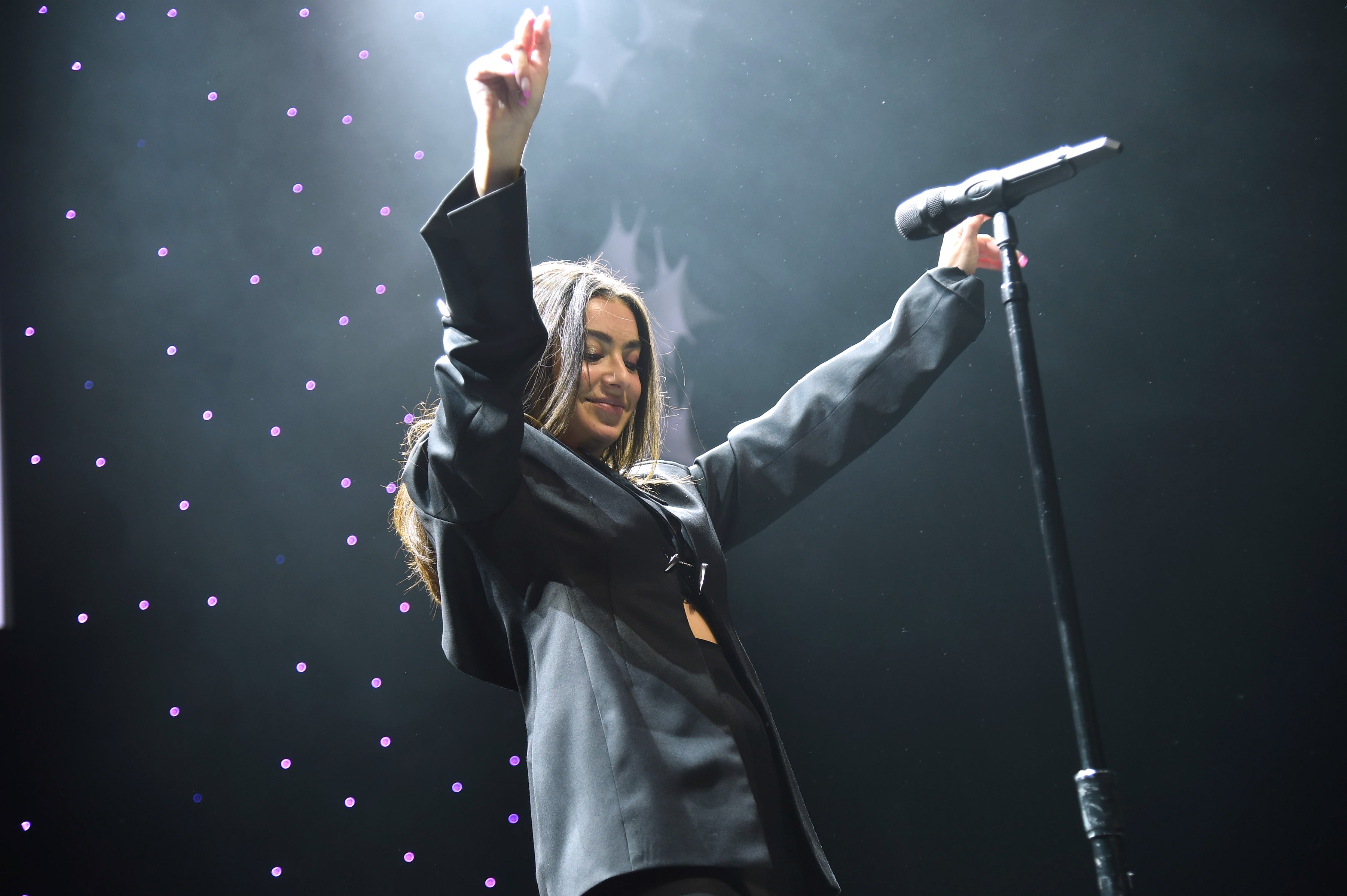 Charli XCX performs during the iHeartRadio Z100 Jingle Ball 2021 Pre-Show