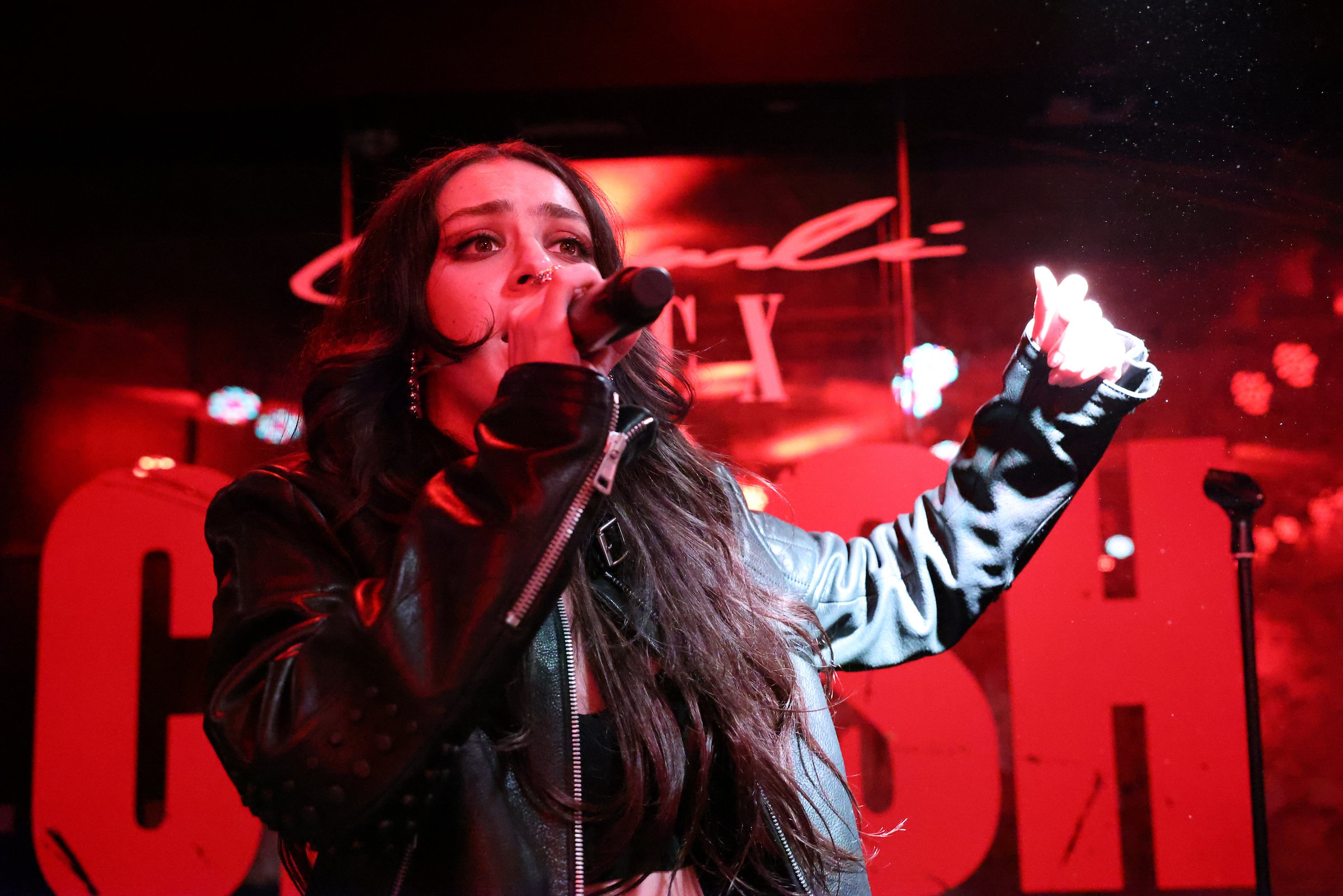 Charli XCX performs at the Charli XCX Crash album launch party with Amazon Music at London Edition - Basement