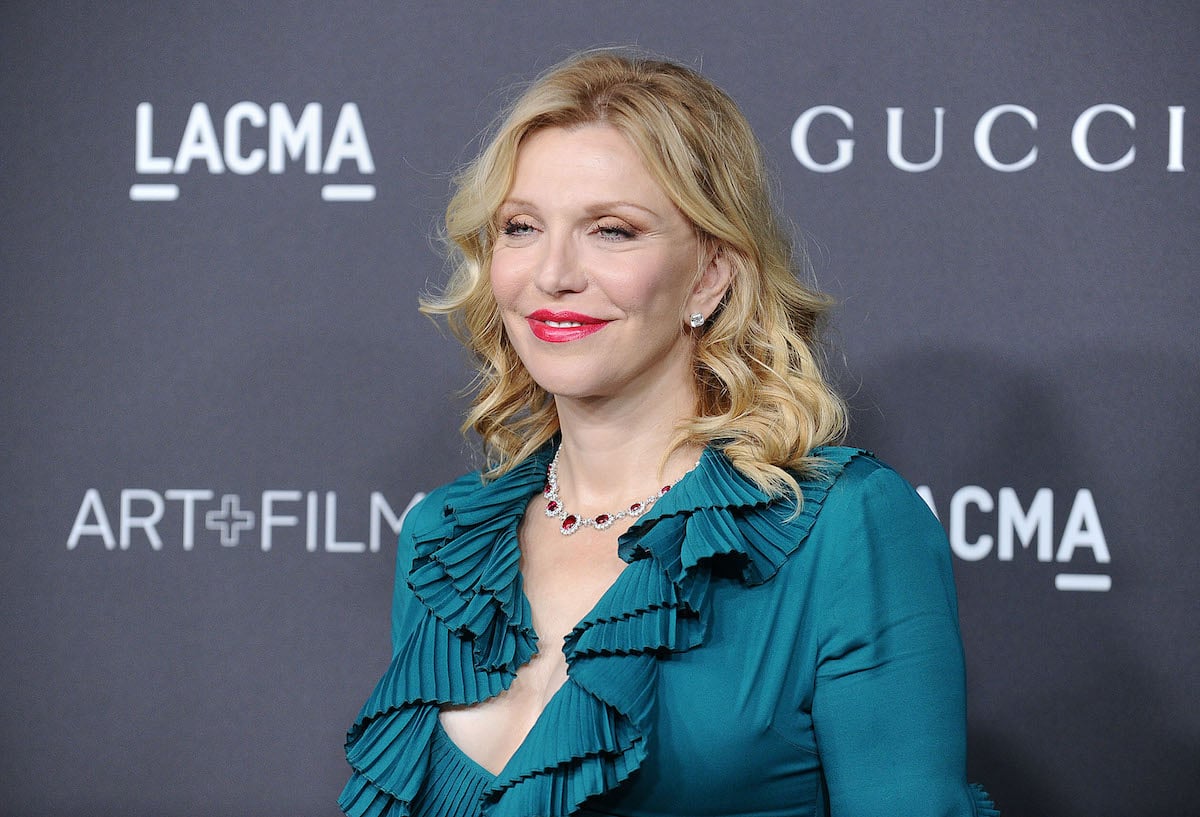 Courtney Love smiling