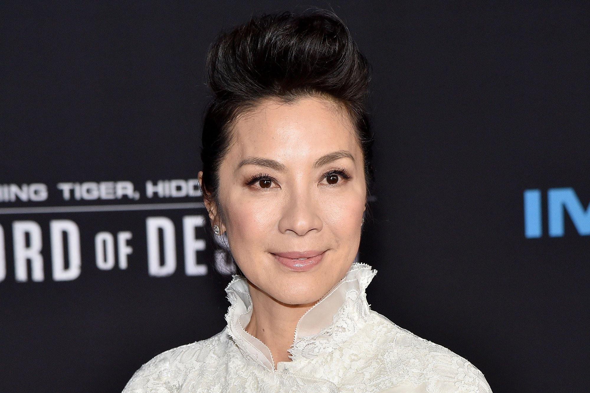 'Crouching Tiger, Hidden Dragon' star Michelle Yeoh, the film where she had a bad accident standing in front of a step and repeat