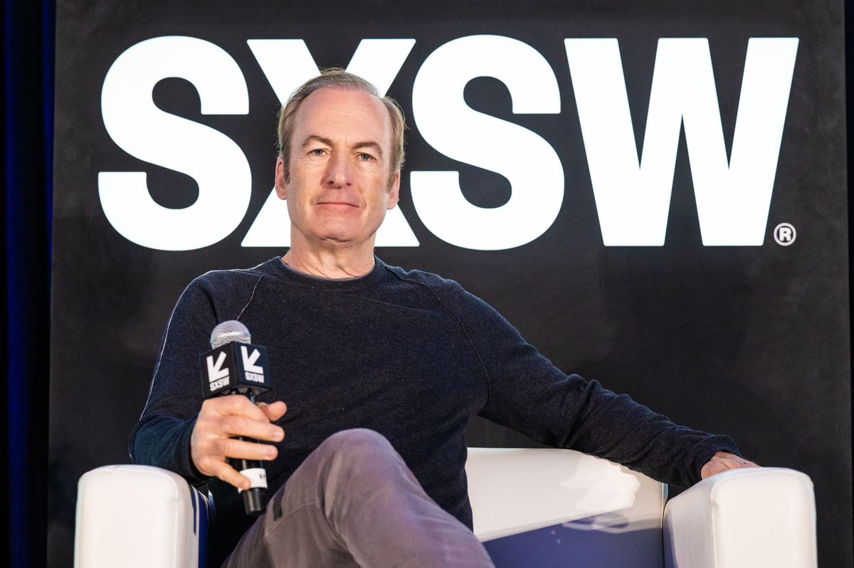 Saul Goodman actor Bob Odenkirk speaks on stage during 'That Sounds Funny: A Conversation with Bob Odenkirk, Nate Odenkirk and Audible' during the 2022 SXSW Conference