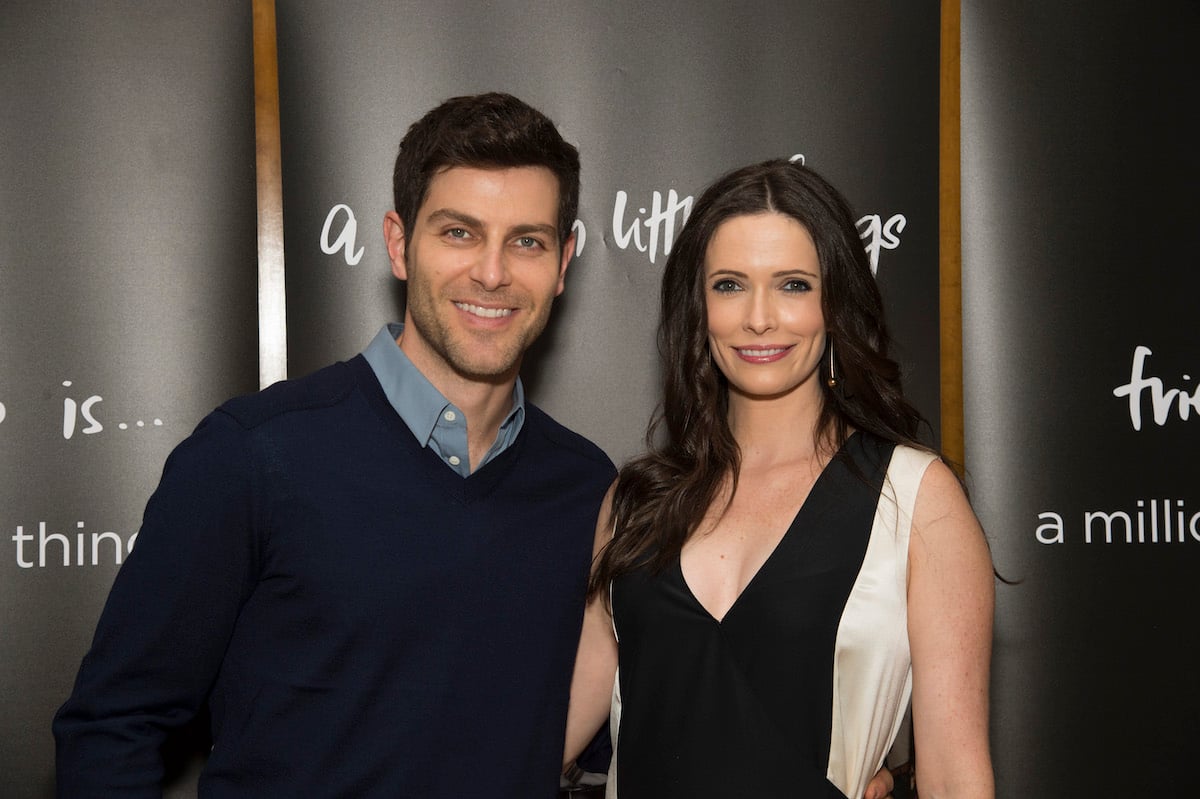 David Giuntoli and Bitsie Tulloch smiling