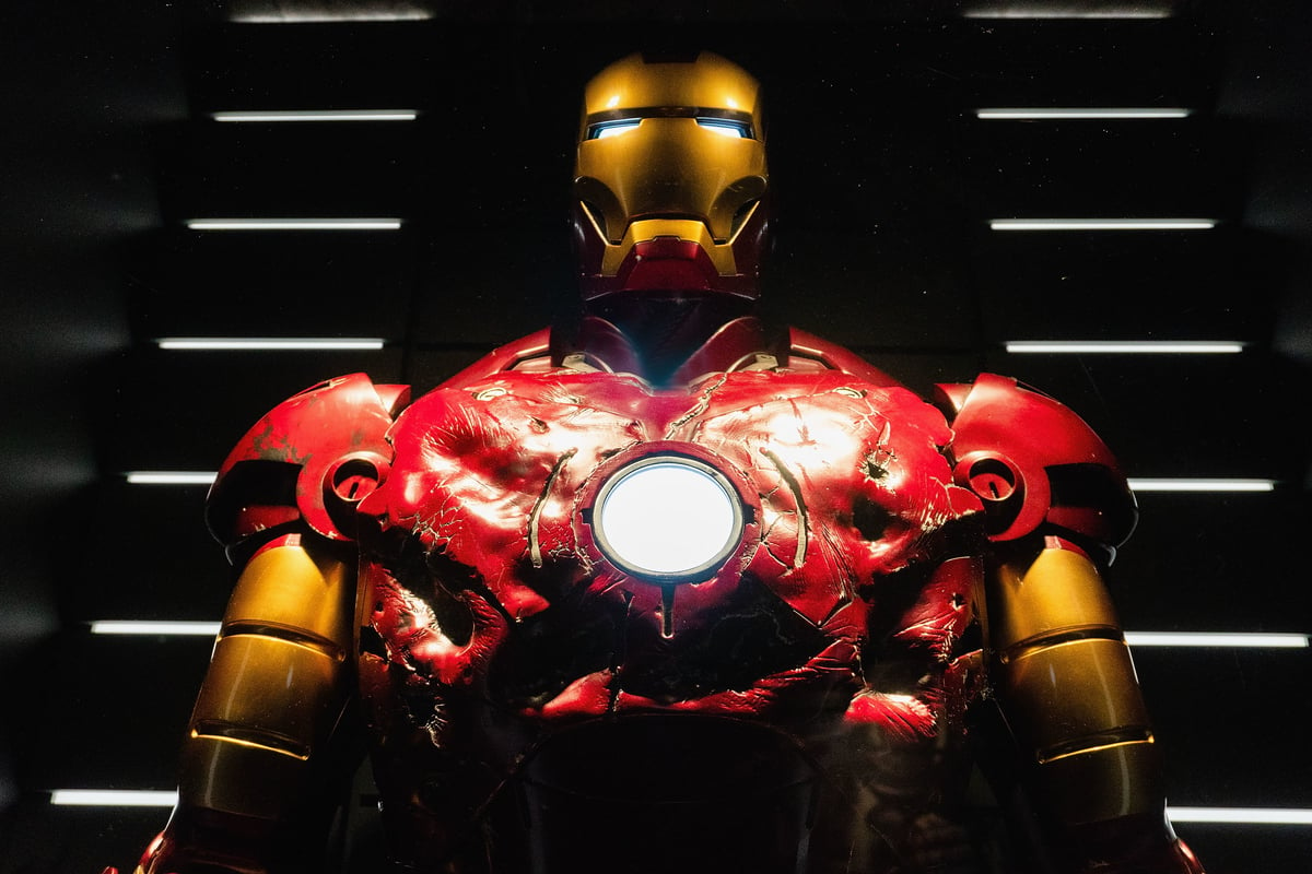 Iron Man original costume at Museum of Pop Culture