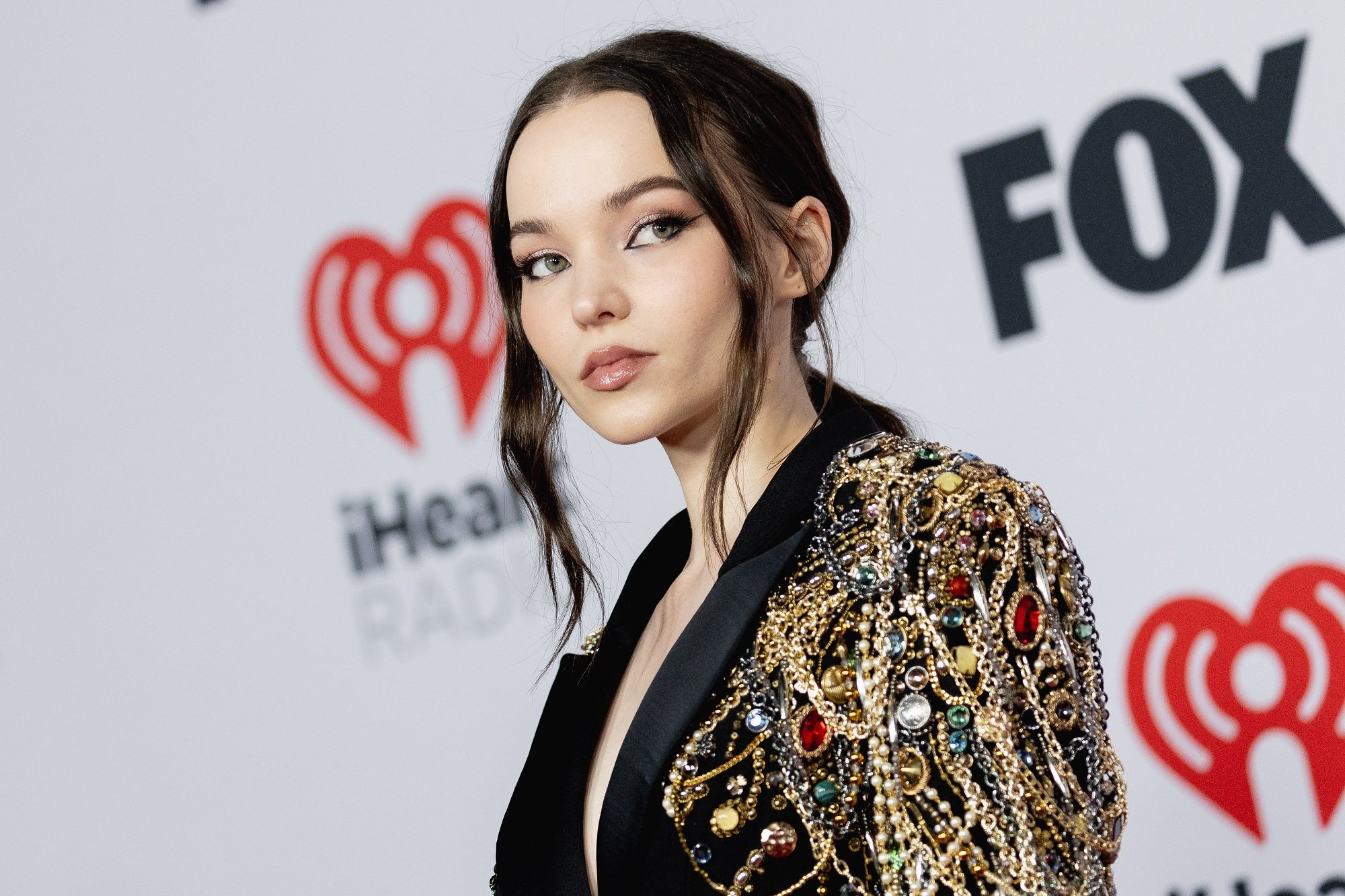 Dove Cameron attends the 2022 iHeartRadio Music Awards
