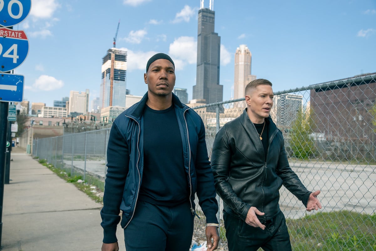 Issac Keys as Diamond Sampson and Joseph Sikora as Tommy Egan in 'Power Book IV: Force