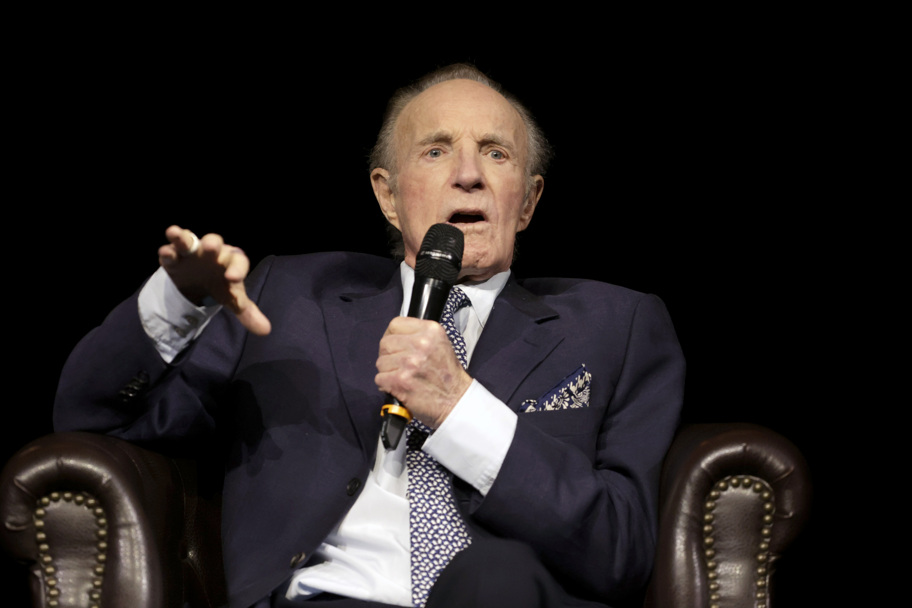 James Caan speaks at the 50th anniversary of The Godfather