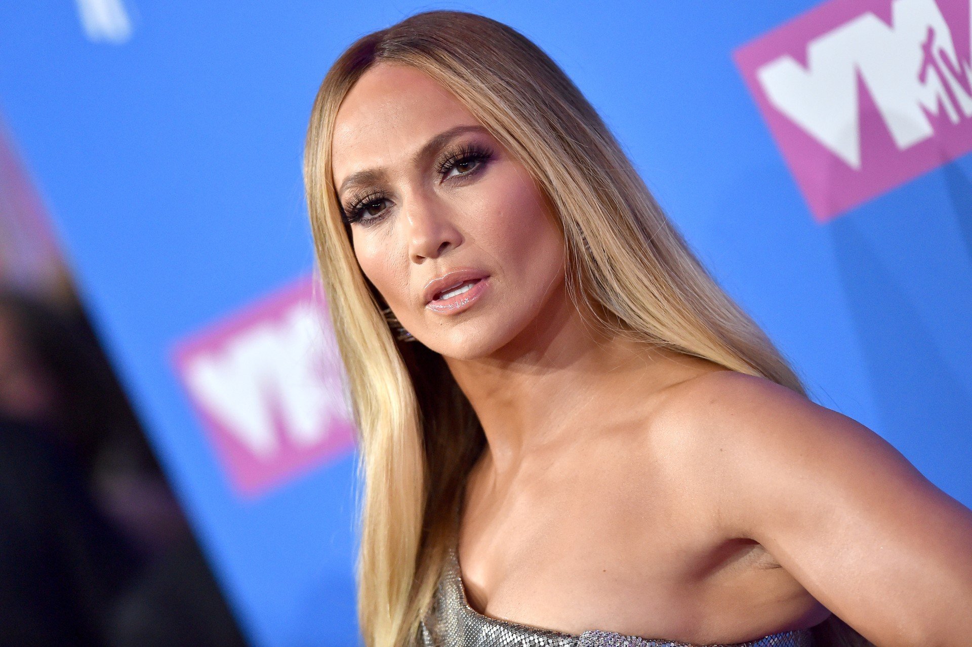 Jennifer Lopez at the MTV VMA Awards.