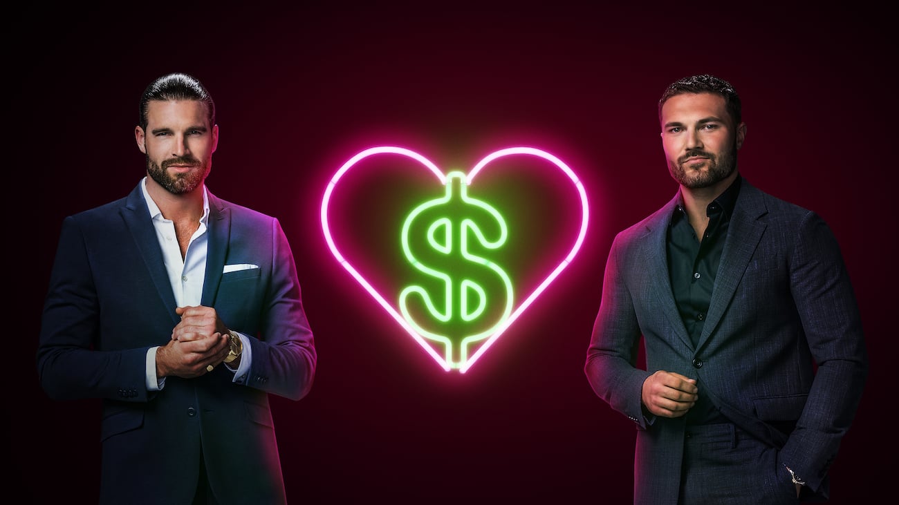Kurt Sowers and Steven McBee pose in a promotional image for Fox's 'Joe Millionaire: For Richer or Poorer,' a show where they looked for relationships