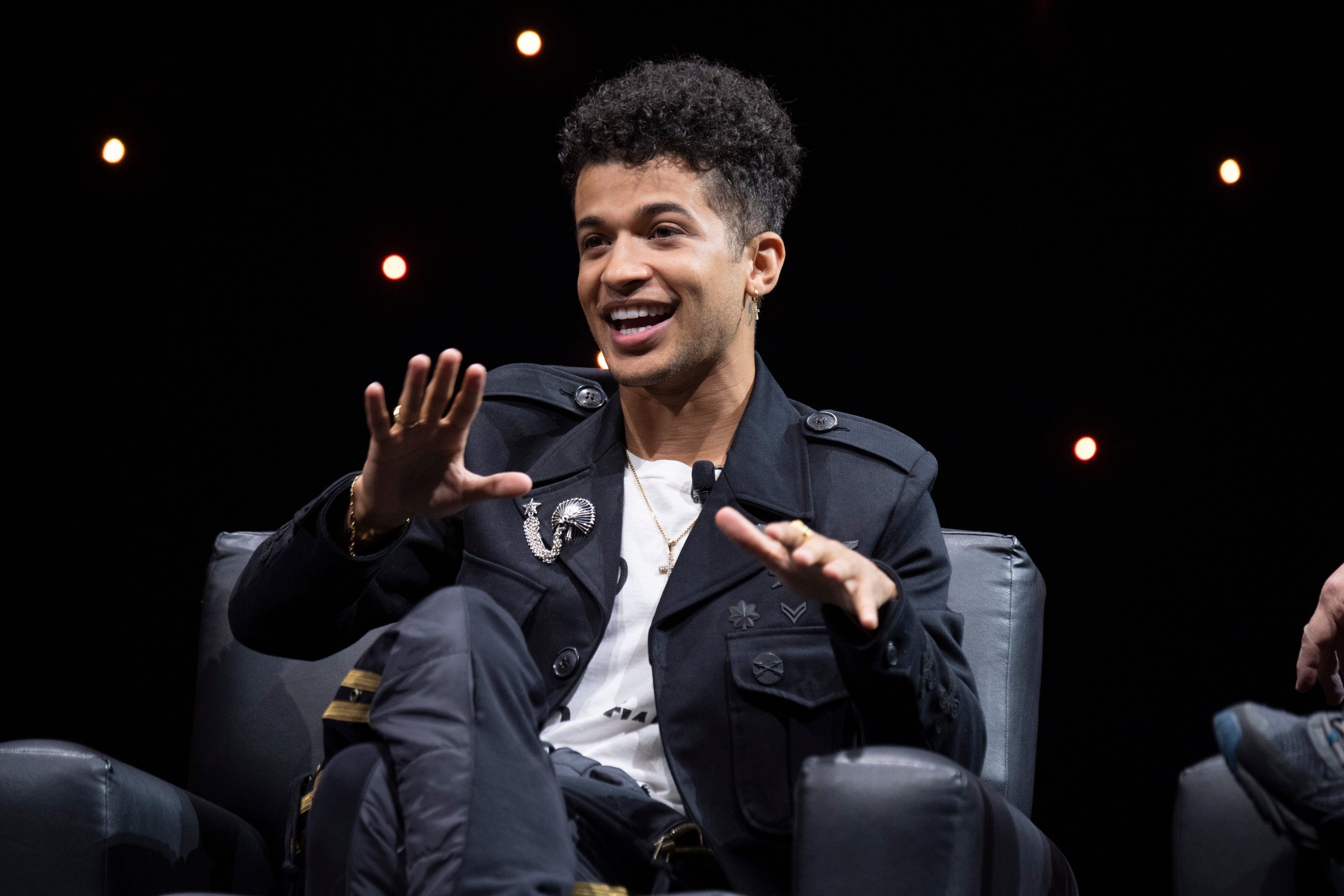 Jordan Fisher attends Disney's D23 EXPO 2019