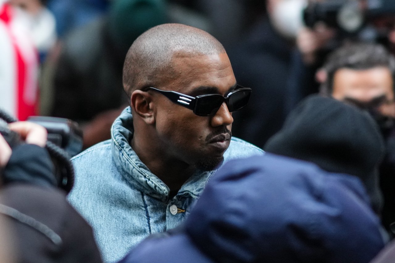 Kanye West caught in a candid shot