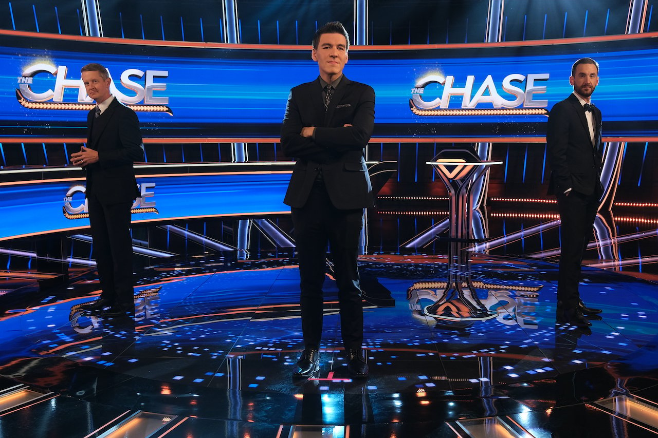 Ken Jennings, James Holzhauer, and Brad Rutter of 'The Chase' 