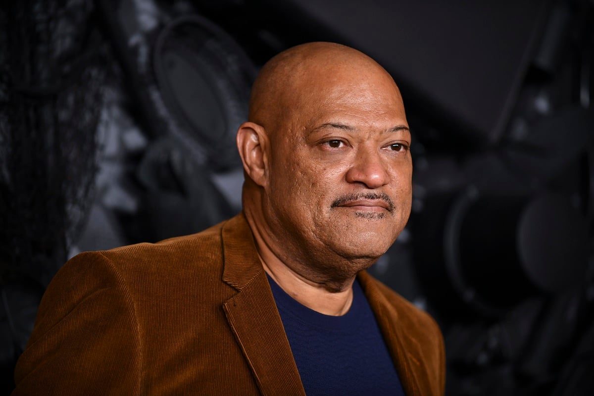 Laurence Fishburne smirking