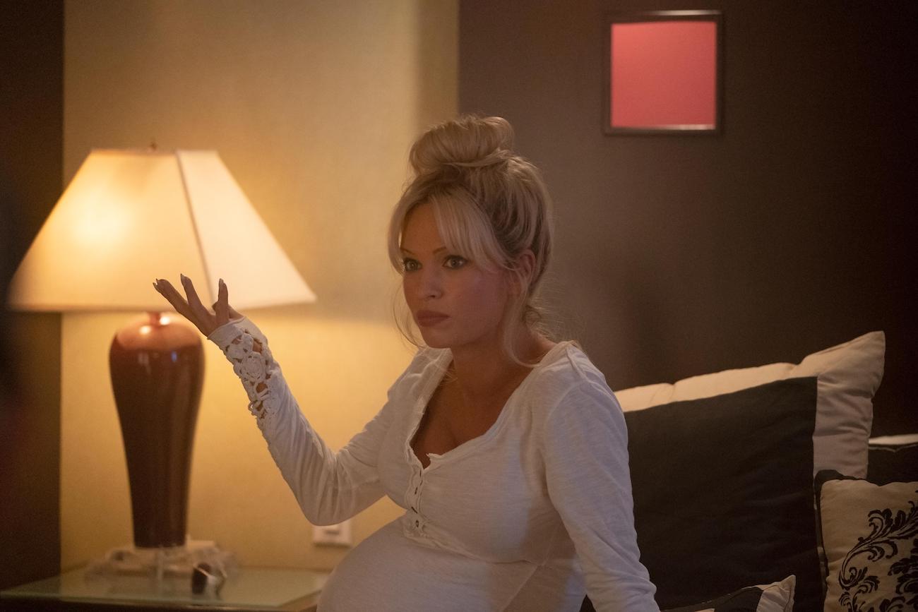 Lily James as Pamela Anderson in the Hulu series 'Pam and Tommy'
