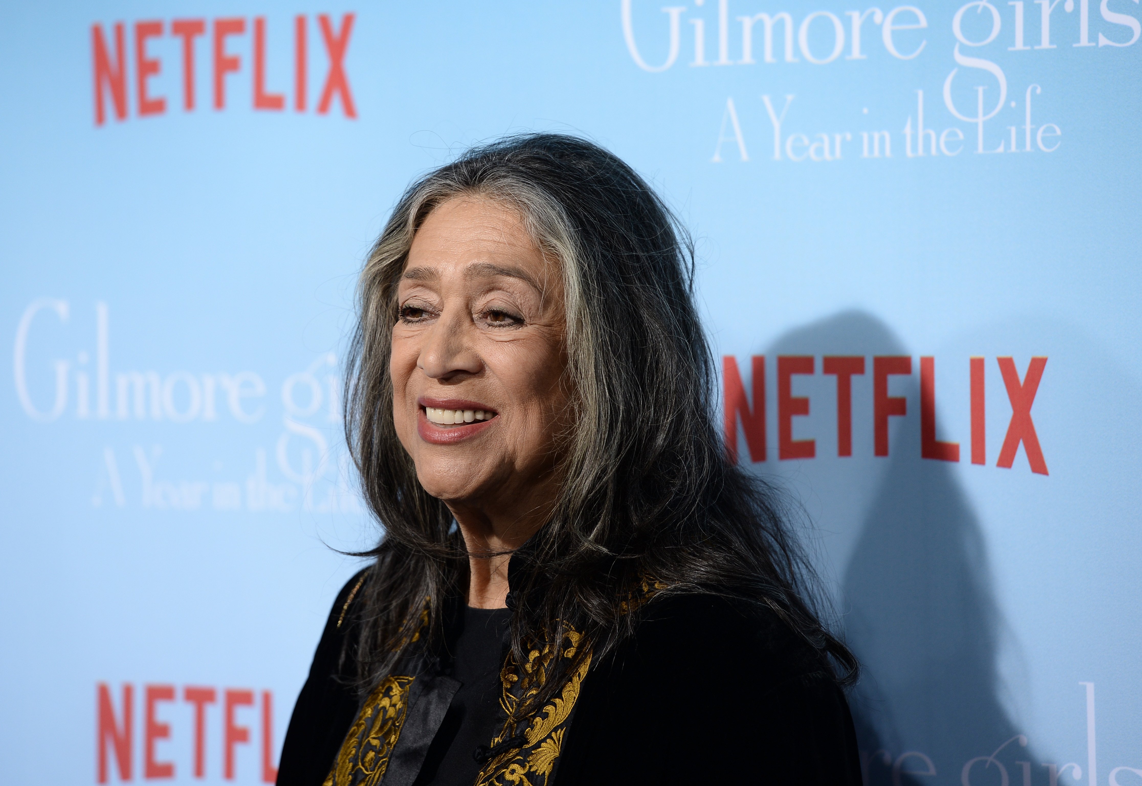 Liz Torres arrives at the premiere of Netflix's "Gilmore Girls: A Year In The Life" at the Regency Bruin Theatre on November 18, 2016