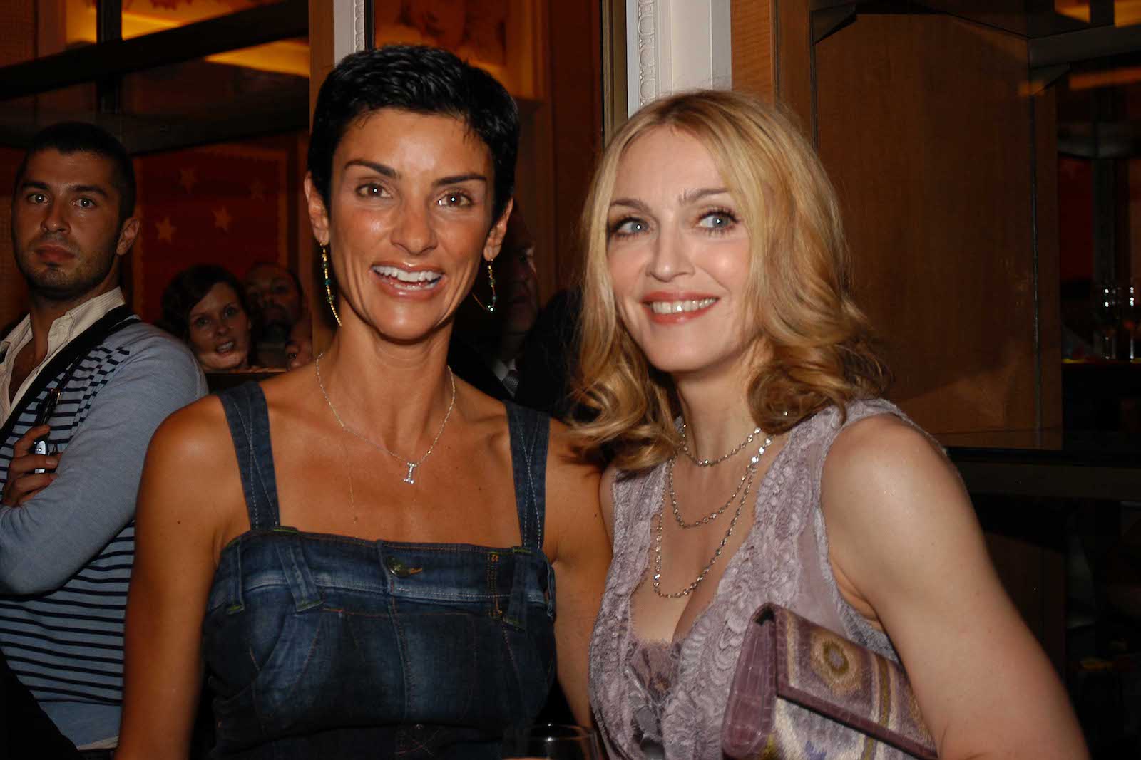 Ingrid Casares, Madonna attended a book signing party 
