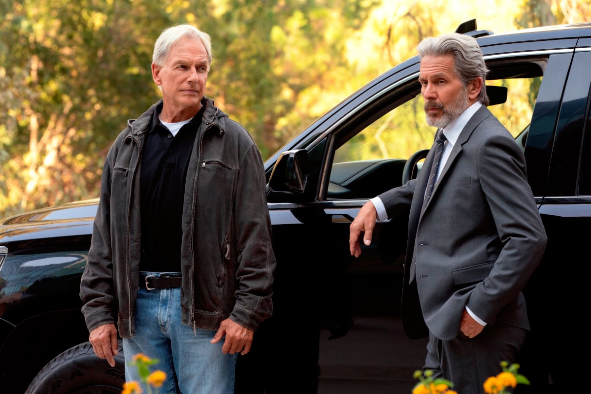 Mark Harmon as NCIS Special Agent Leroy Jethro Gibbs, Gary Cole as FBI Special Agent Alden Parker