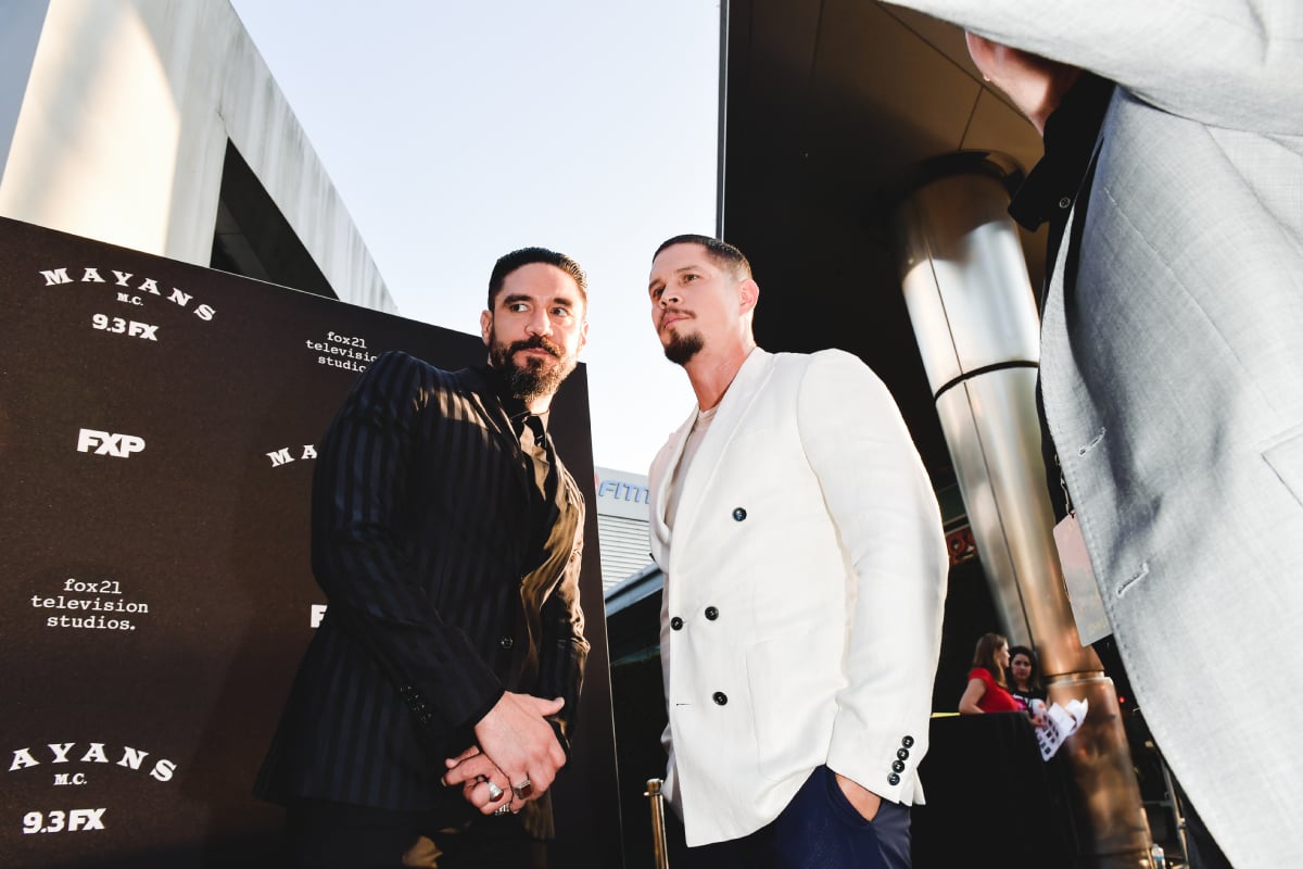 Mayans MC season 4 stars JD Pardo and Clayton Cardenas premiere of Season 2 at ArcLight Cinerama Dome on August 27, 2019