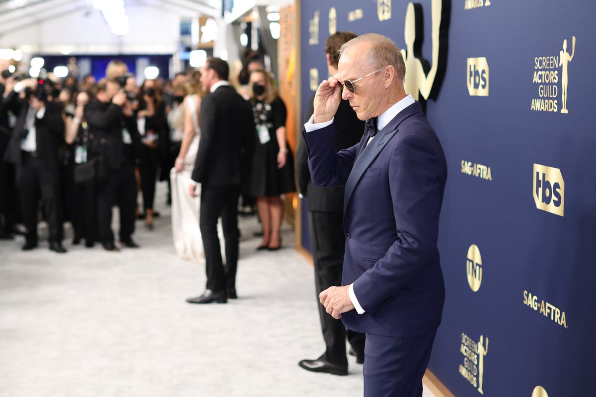 'Morbius' Adrian Toomes actor Michael Keaton attends the 28th Screen Actors Guild Awards