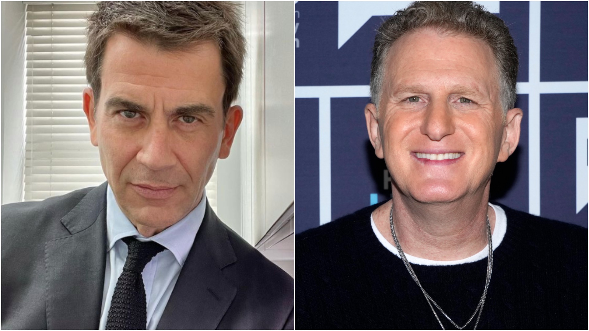 George Hahn marks 20 years sober in a photo. Michael Rapaport smiles at Bravo's 'WWHL'