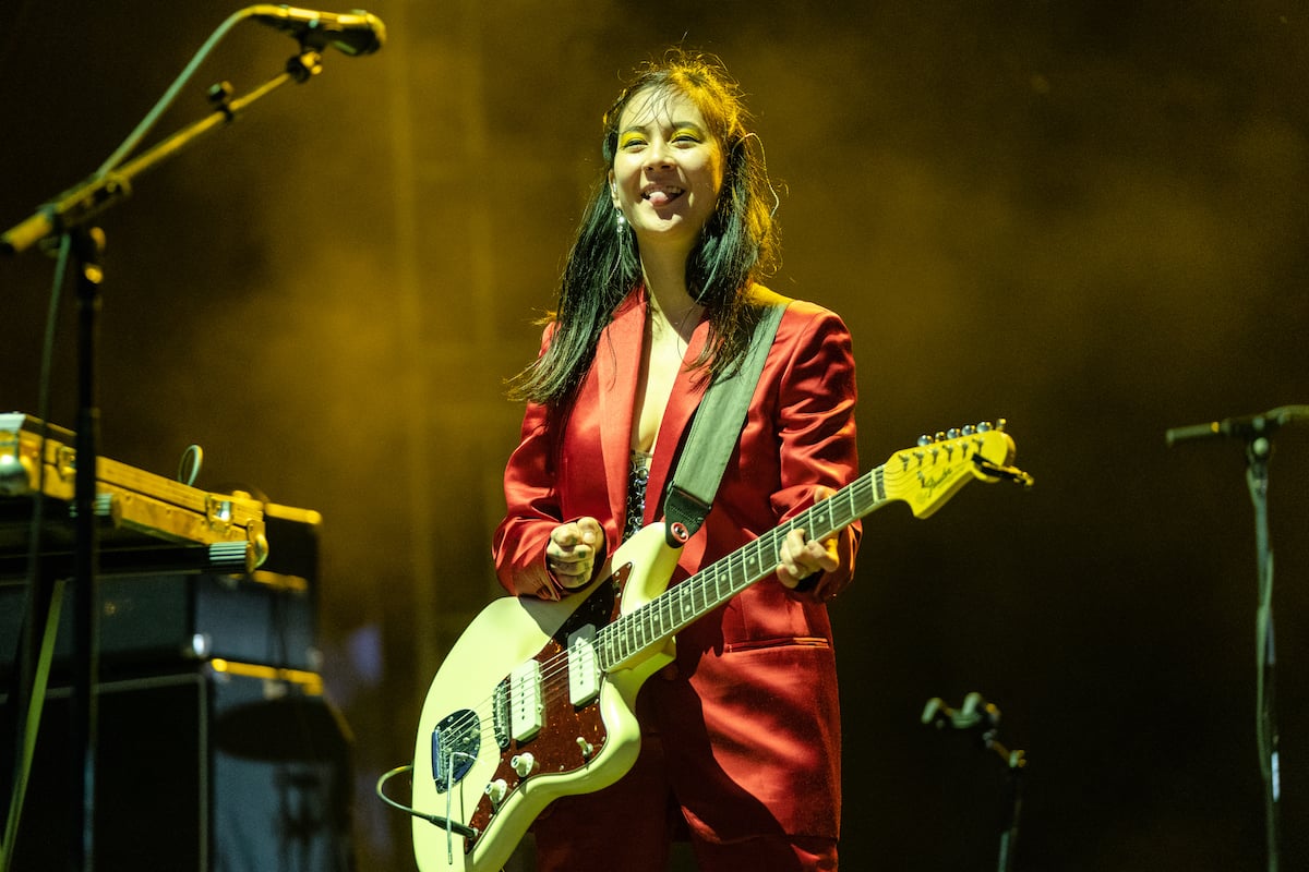 Michelle Zauner of Japanese Breakfast performs at the Voodoo Music & Arts Experience at City Park