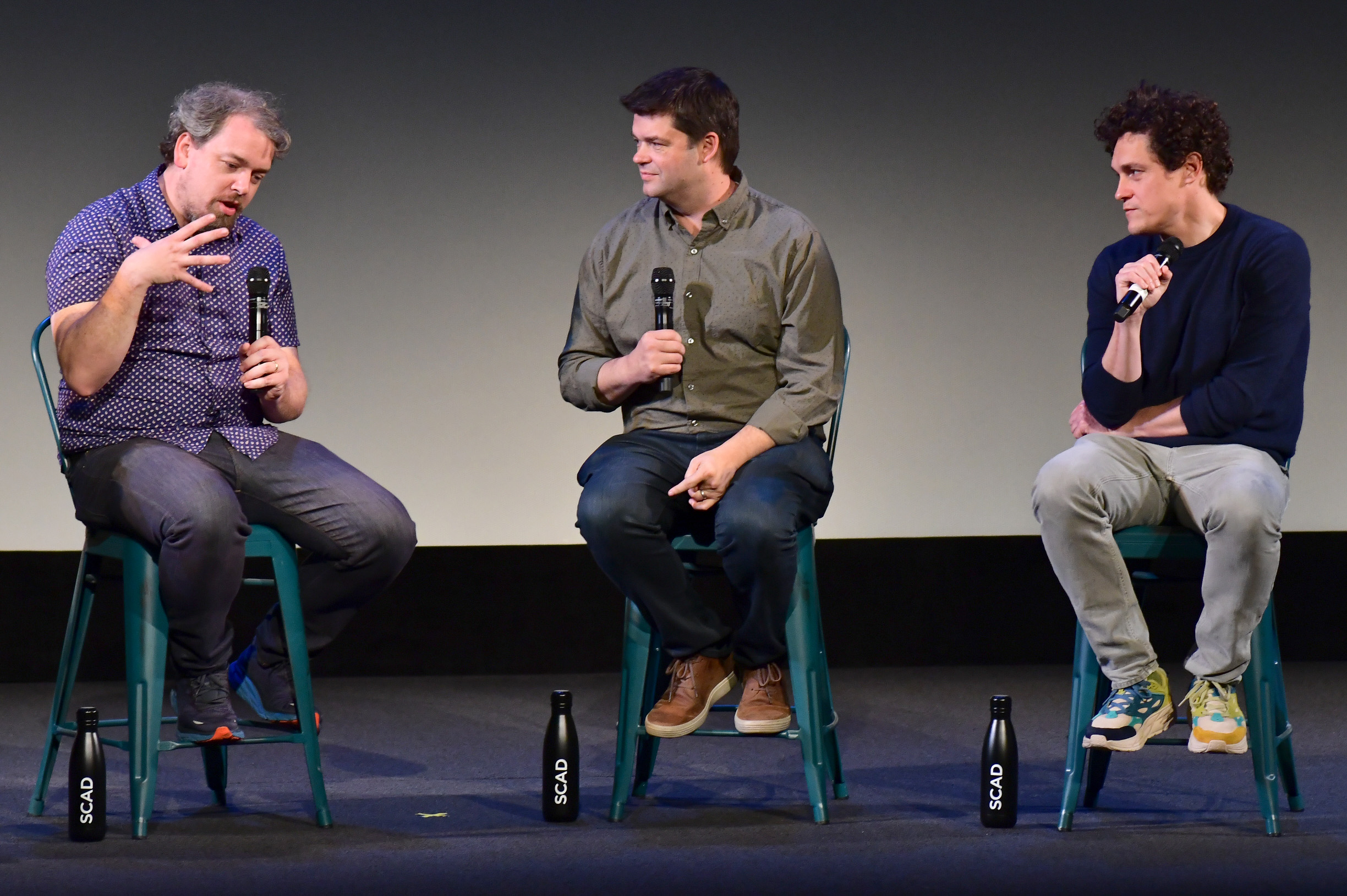 Mike Rianda, Chris miller, and Phil Lord discuss Best Animated Feature nominee The Mitchells Vs. The Machines at Savannah Film event.