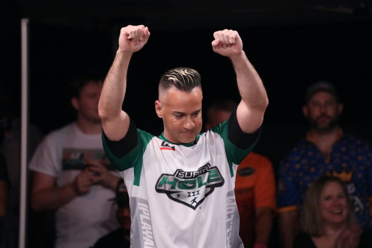 'Jersey Shore's Mike 'The Situation' Sorrentino at the American Cornhole League's SuperHole III Prelim in Atlantic City