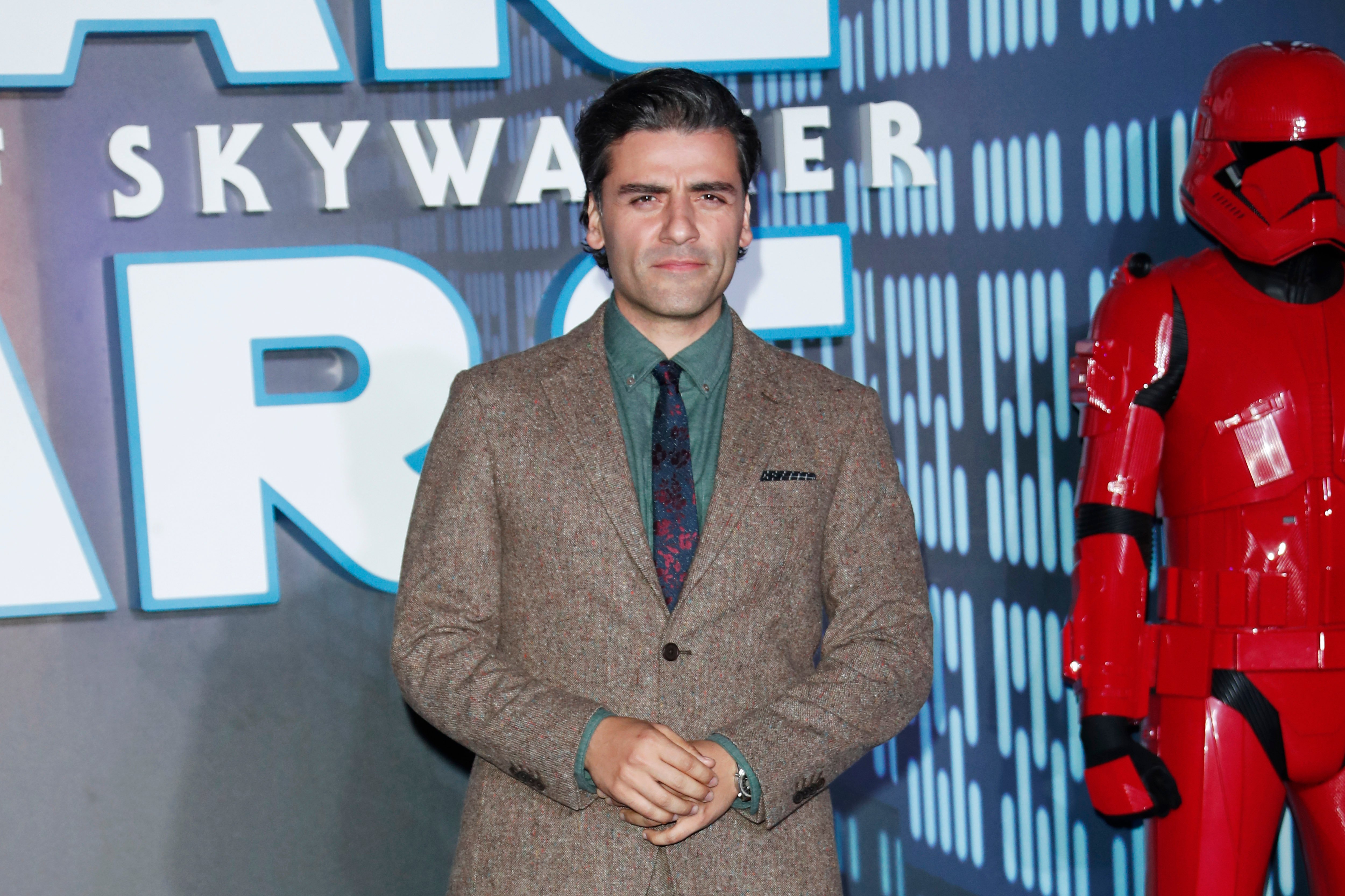 Oscar Isaac, who plays Moon Knight, attends the premiere of Star Wars Episode IX: The Rise of Skywalker