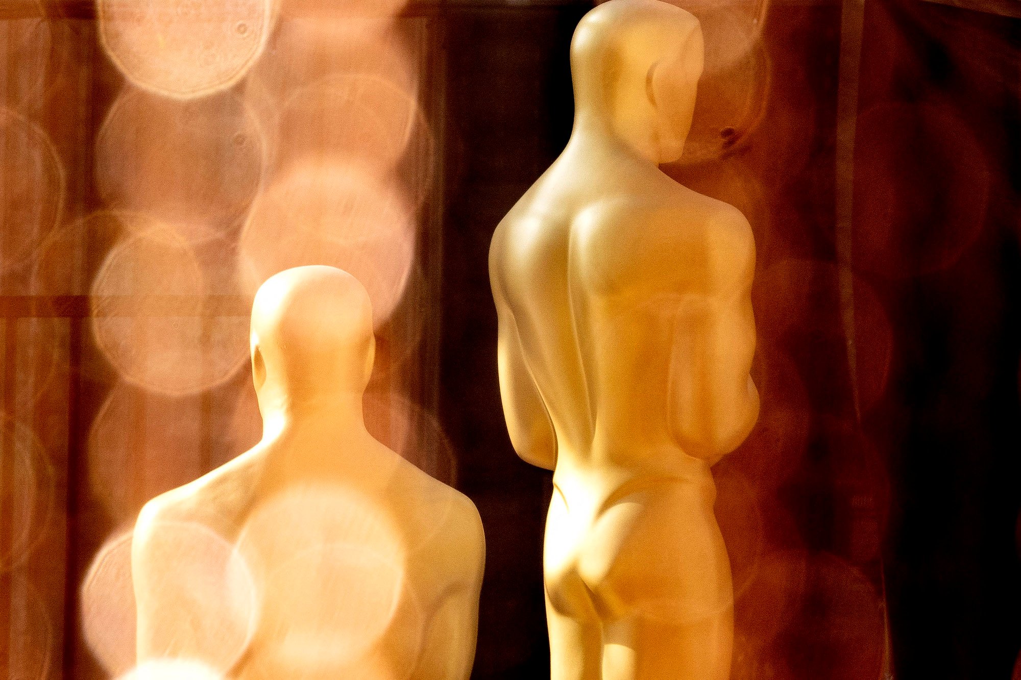 Oscars statues at the Dolby Theater