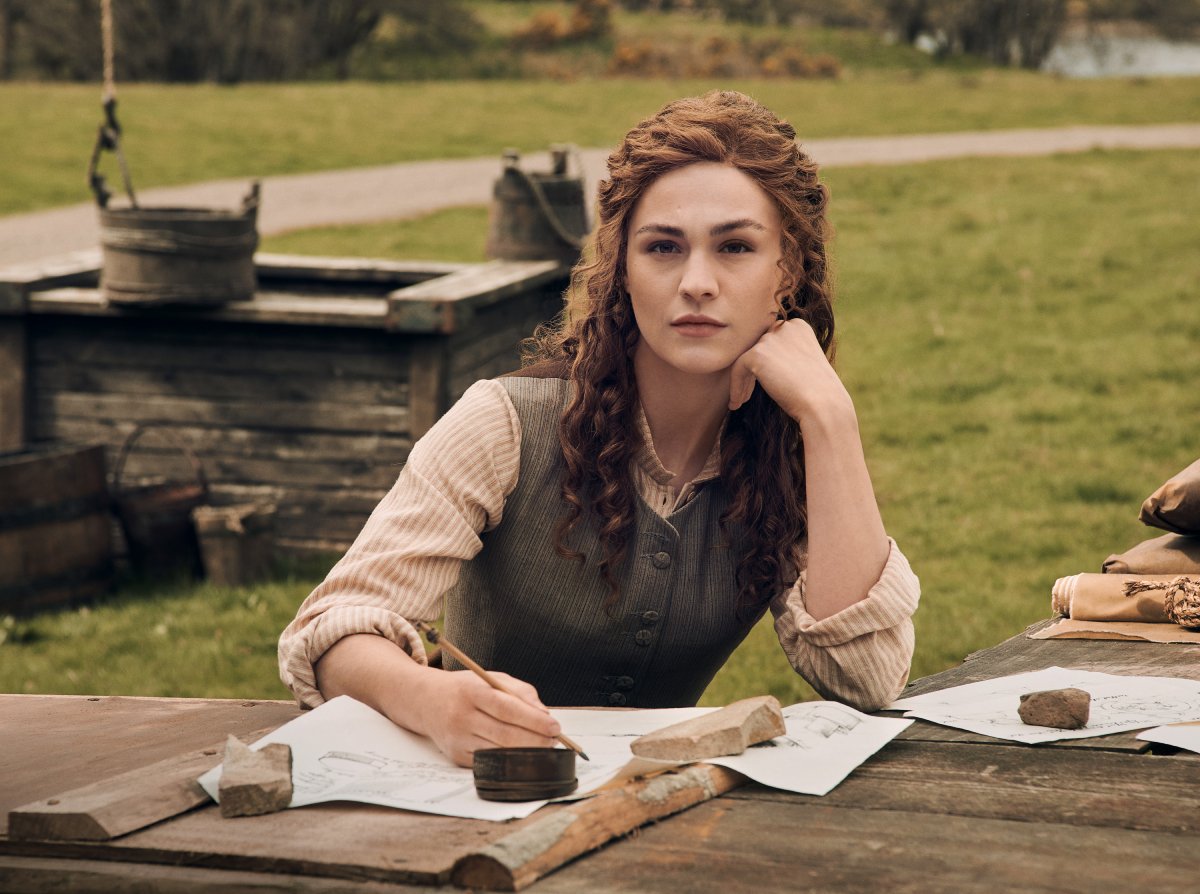 Outlander star Sophie Skelton as Brianna Fraser Mackenzie