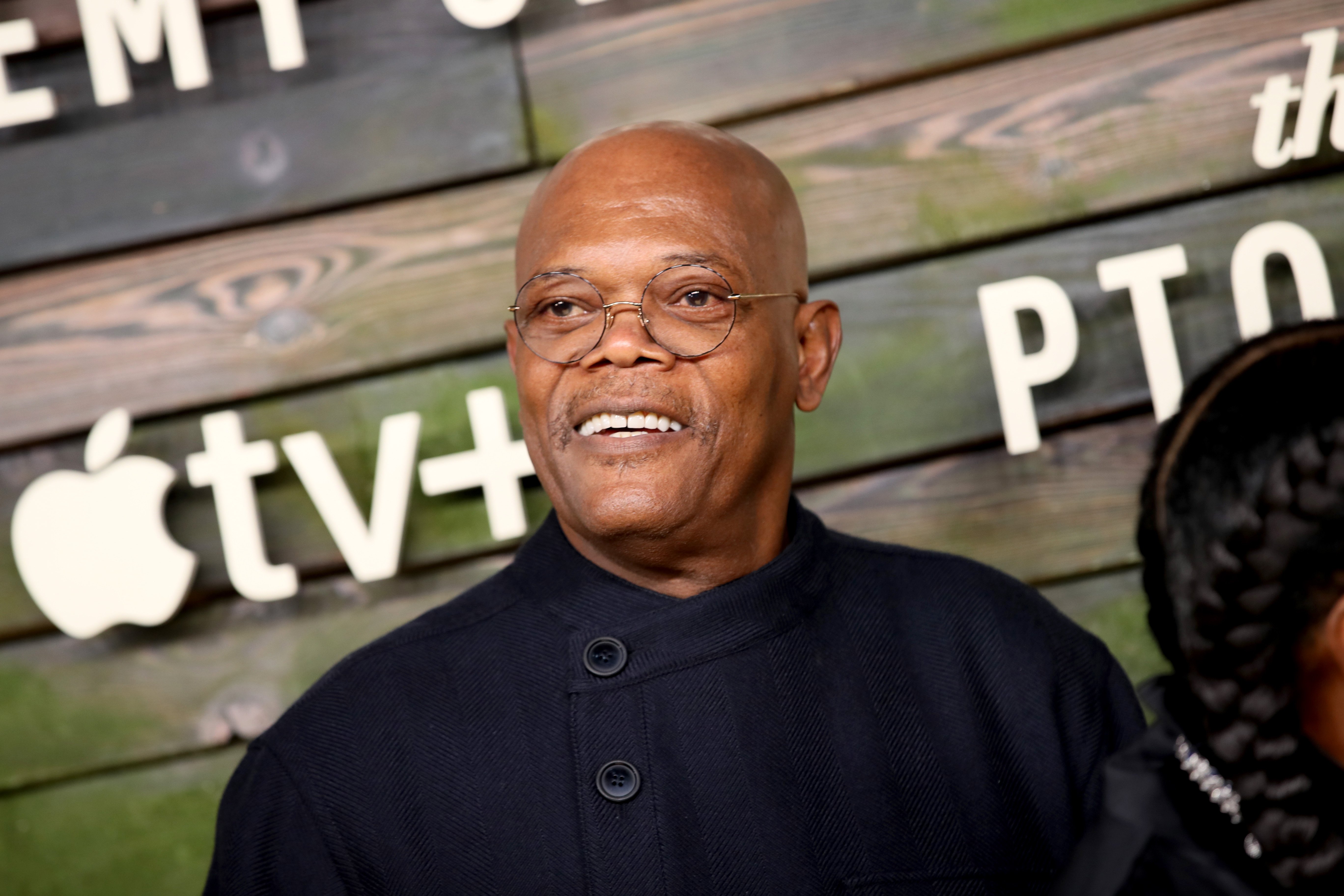 Samuel L. Jackson, from Marvel movies, attends the premiere of Apple TV+'s The Last Days of Ptolemy Grey