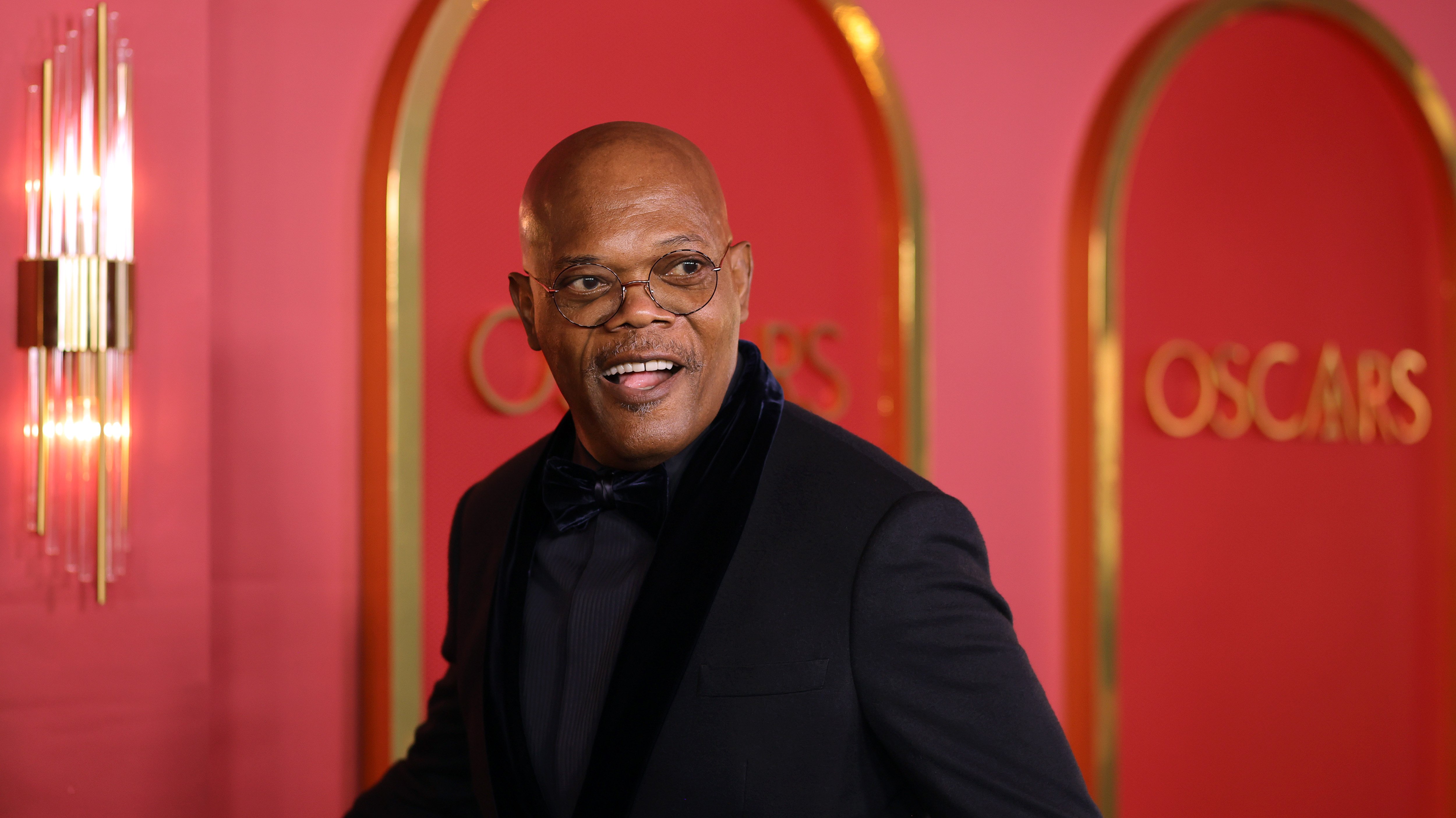 Samuel L. Jackson, who appears in many Quentin Tarantino movies, attends the Governors Awards.