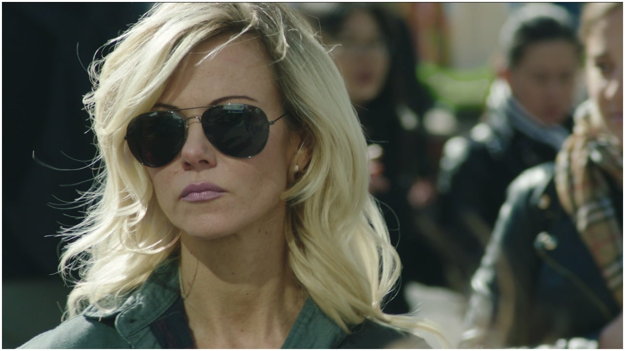 Sarma Melngailis wearing sunglasses