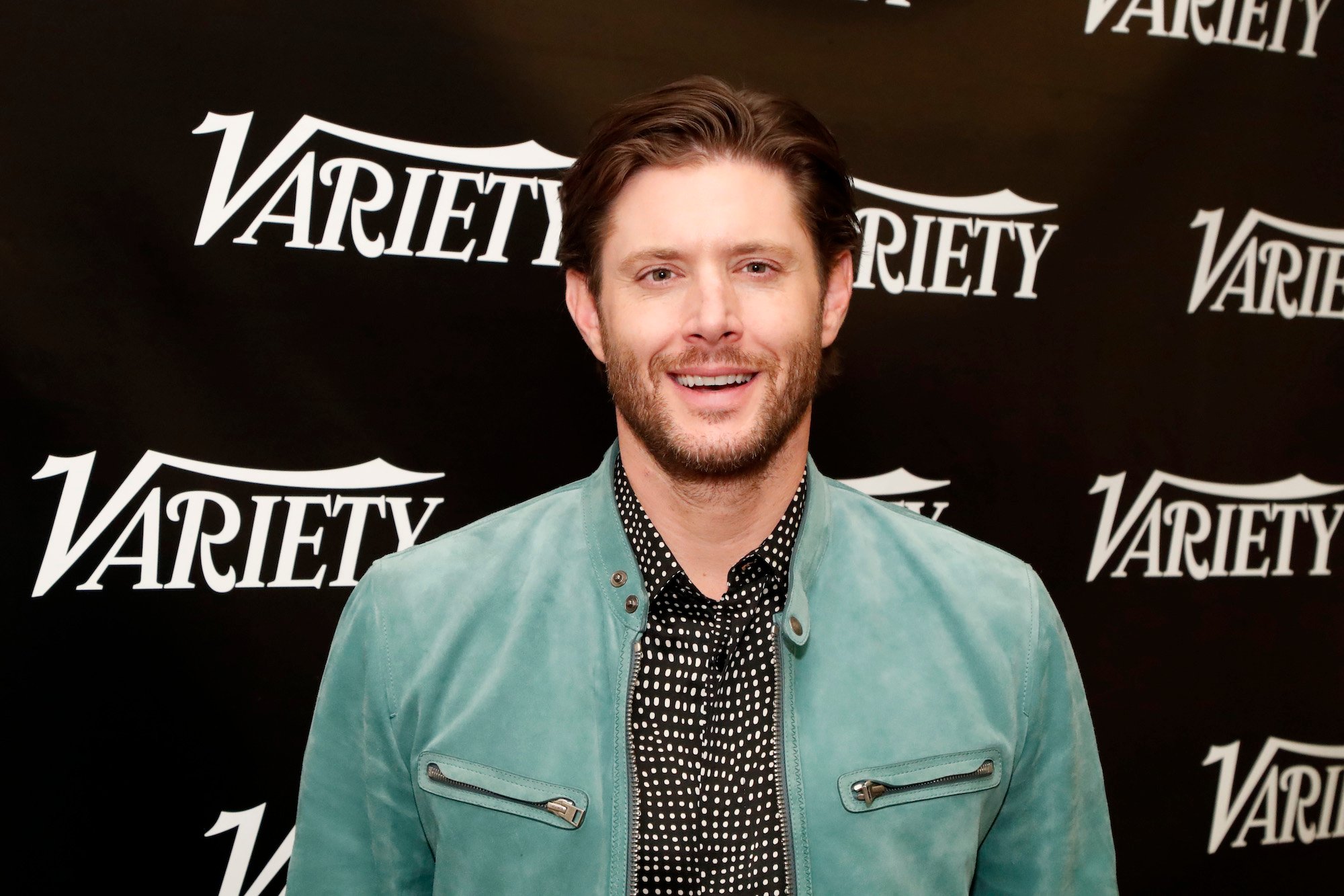 'Supernatural' star Jensen Ackles smiltes on a Variety red carpet