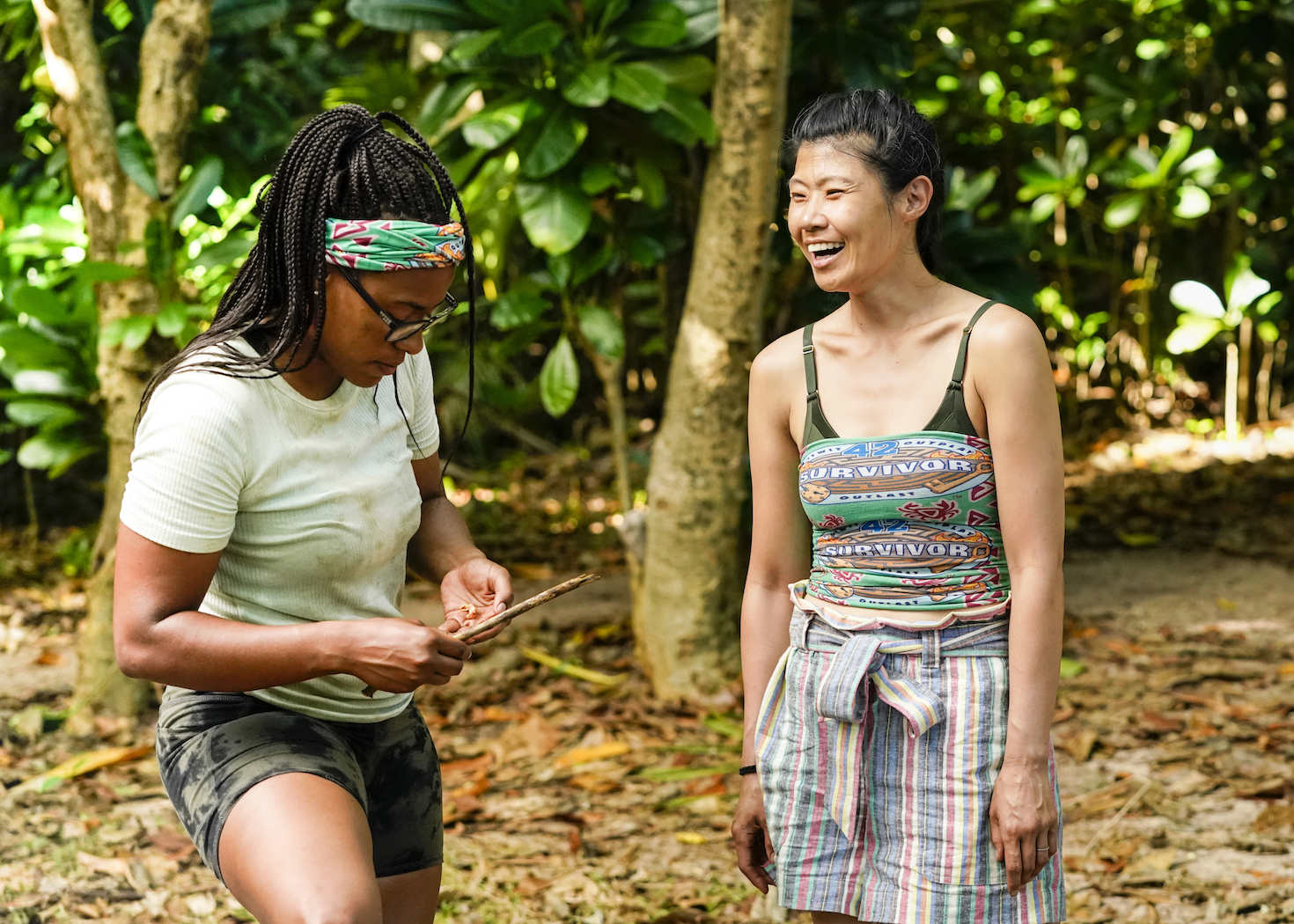 Chanelle Howell and Jenny Kim on 'Survivor' Season 42