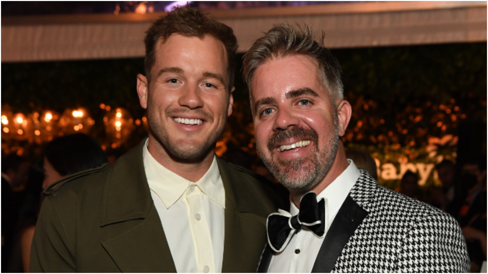 Colton Underwood and Jordan C. Brown attend the Baby2Baby 10-Year Gala