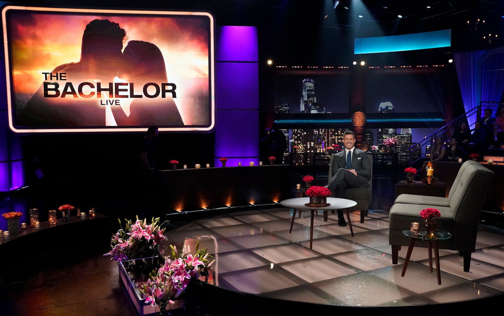 'The Bachelor' finale stage with host Jesse Palmer