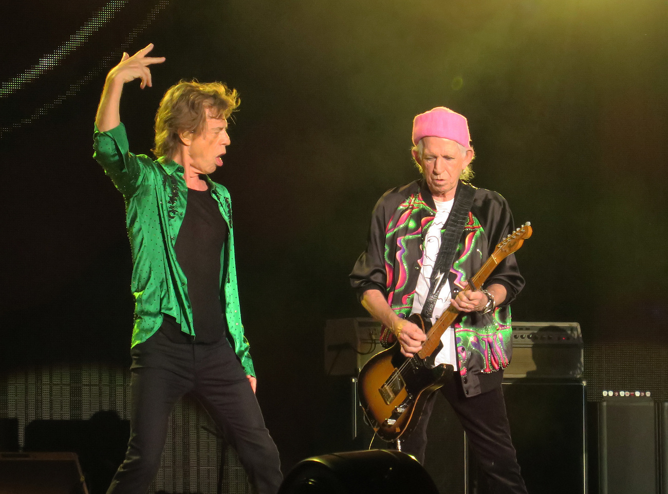 The Rolling Stones performing during their No Filter Tour in Florida, 2021.