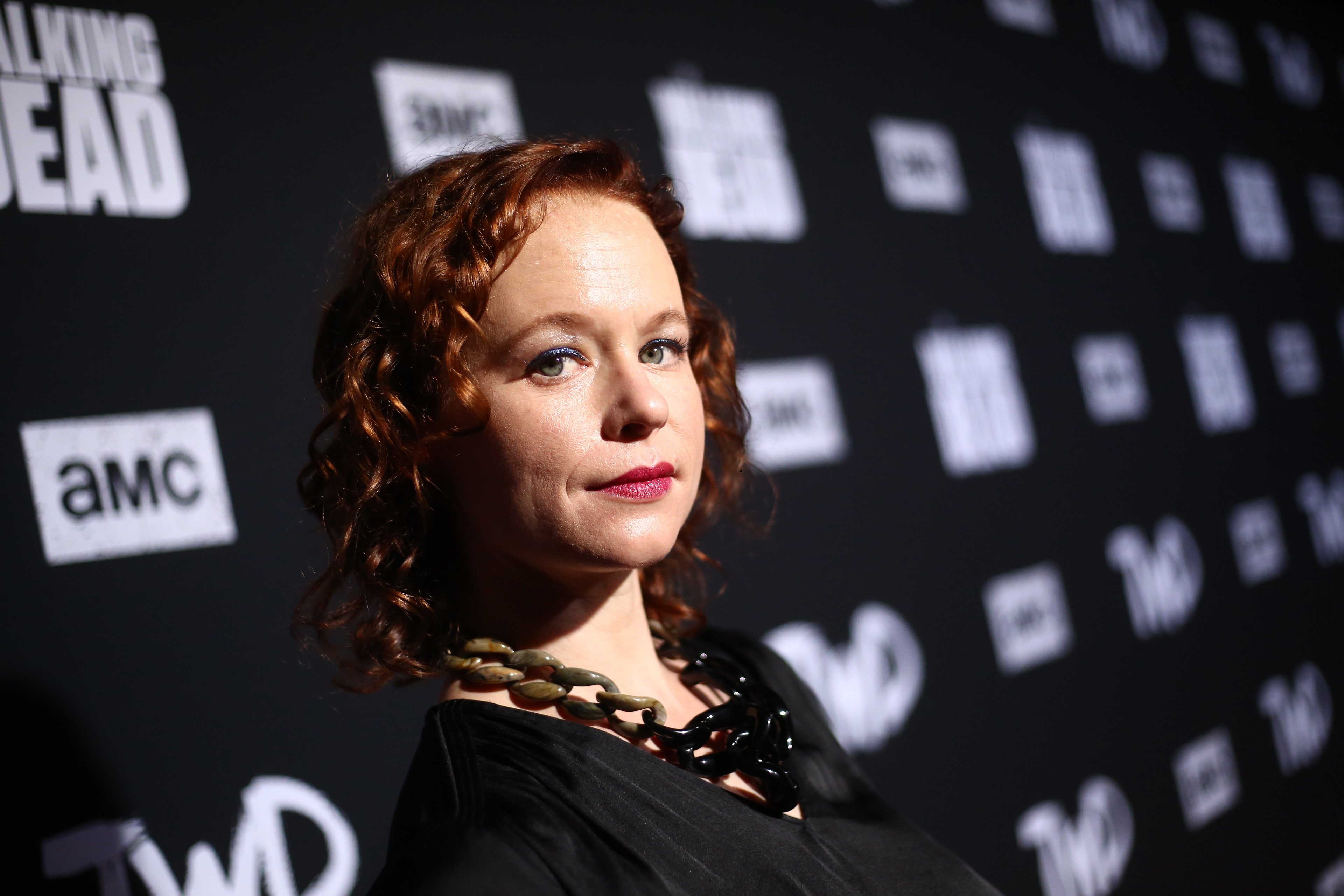 Thora Birch from Hocus Pocus attends the premiere party for The Walking Dead.