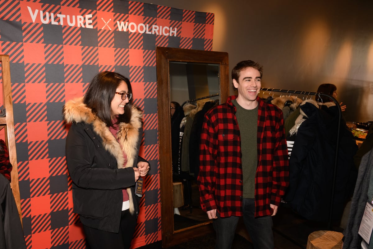 In The Dropout Erika Cheung and Tyler Shultz blew the whistle on Theranos. Here the pair smile at the Sundance Film Festival.