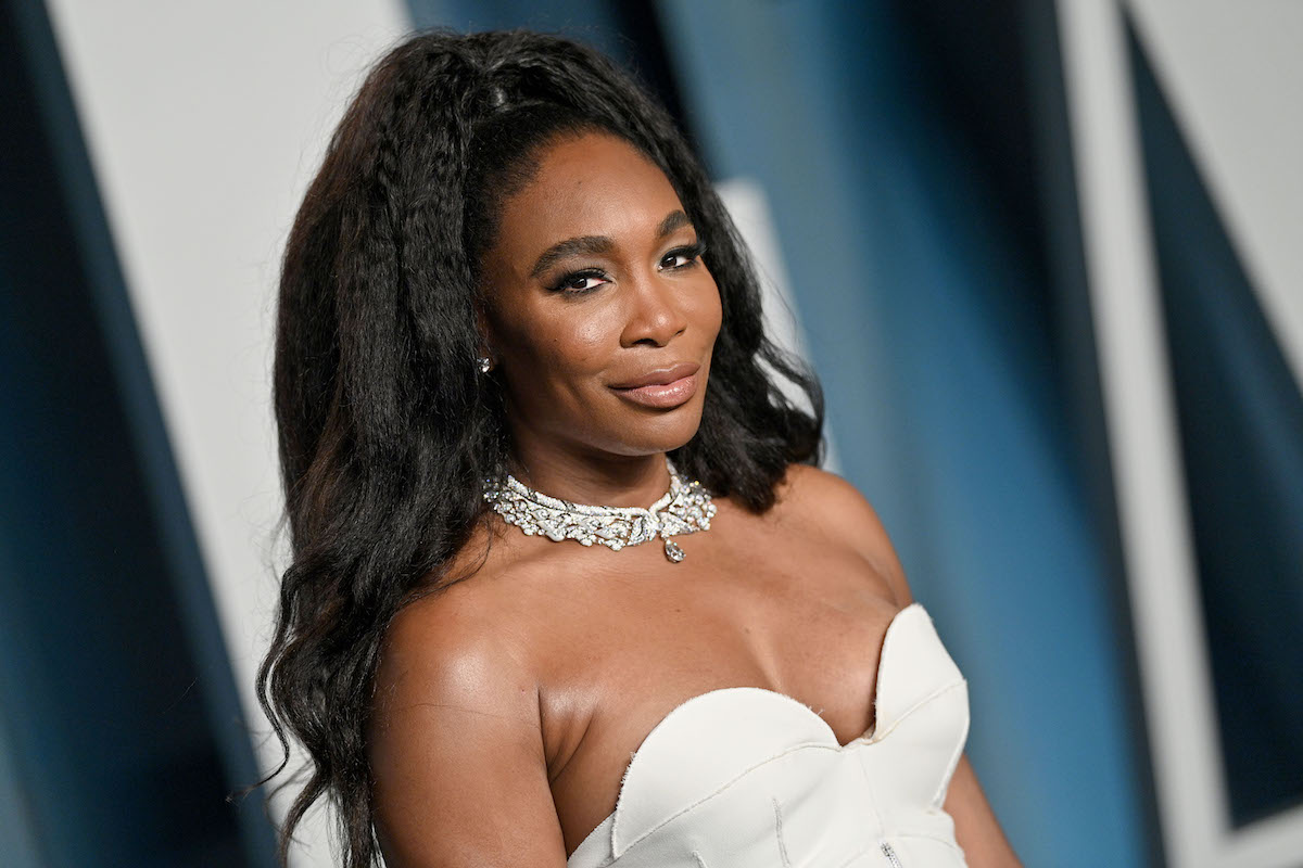 Venus Williams smiles and poses at an event.